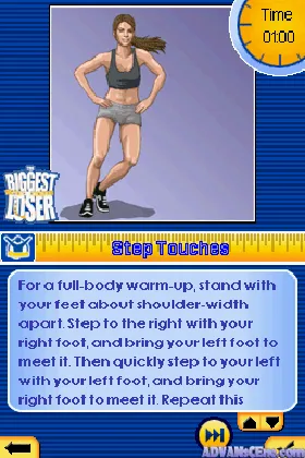 Biggest Loser, The (USA) (NDSi Enhanced) screen shot game playing